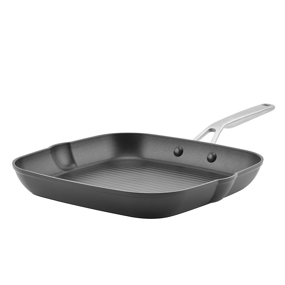 KitchenAid 11.25" Hard-Anodized Induction Square Grill Pan