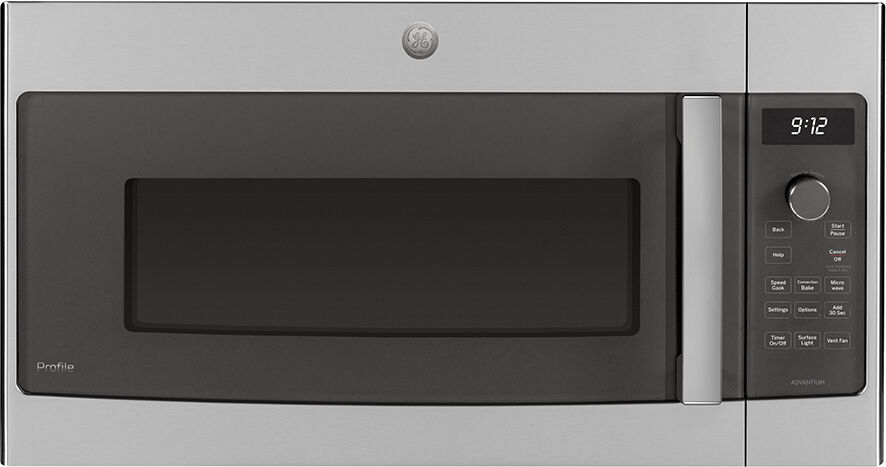 GE Appliances GE Profile Over-the-Range Convection Microwave Oven with Advantium Technology, Stainless Steel