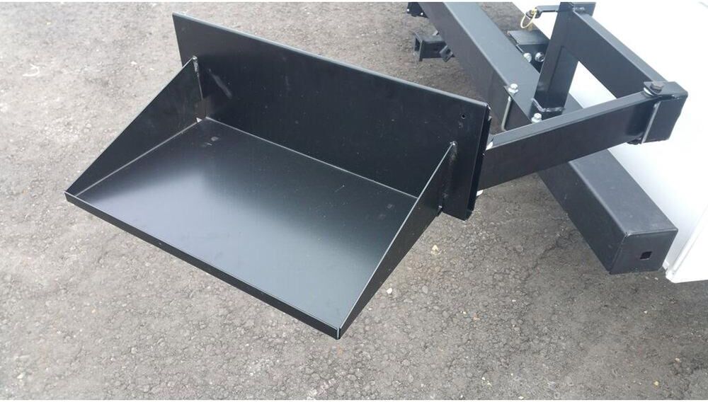 Fleming Sales Co Inc Steel Bumper Grill Arm Table in Black Made in USA