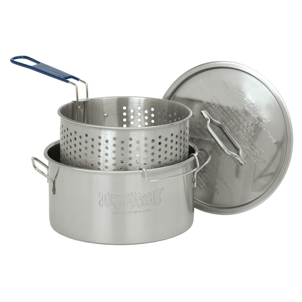 Bayou Classic ® 14-qt Stainless Fry Pot
