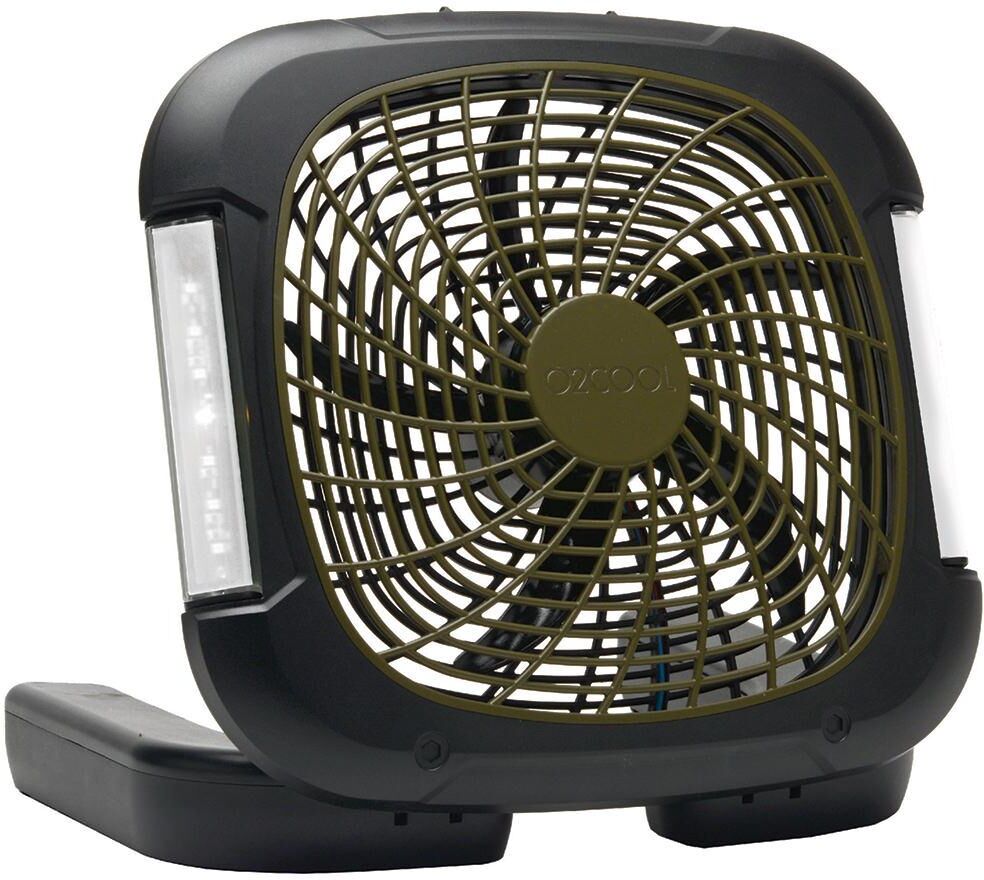 O2 Cool 10" Camping Fan with LED Lights