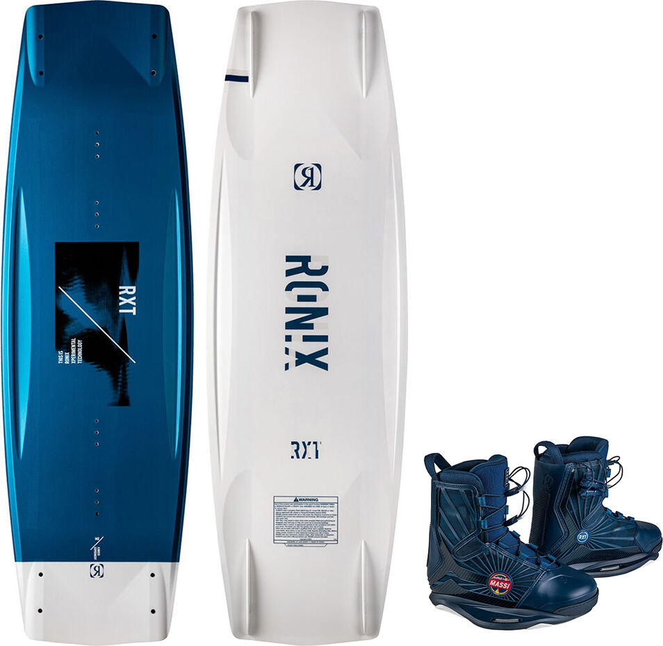 Ronix Factory Blemish RXT Blackout Wakeboard with RXT Red Bull Bindings