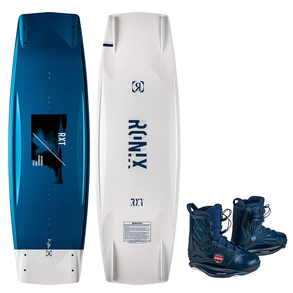 Ronix RXT Blackout Wakeboard with RXT Red Bull Bindings