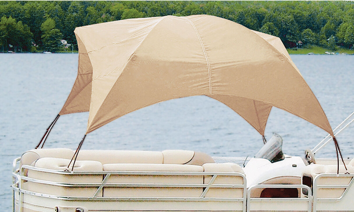 Taylor Made Pontoon Easy-Up Shade 8'L x 102"W x 50"H, Sand