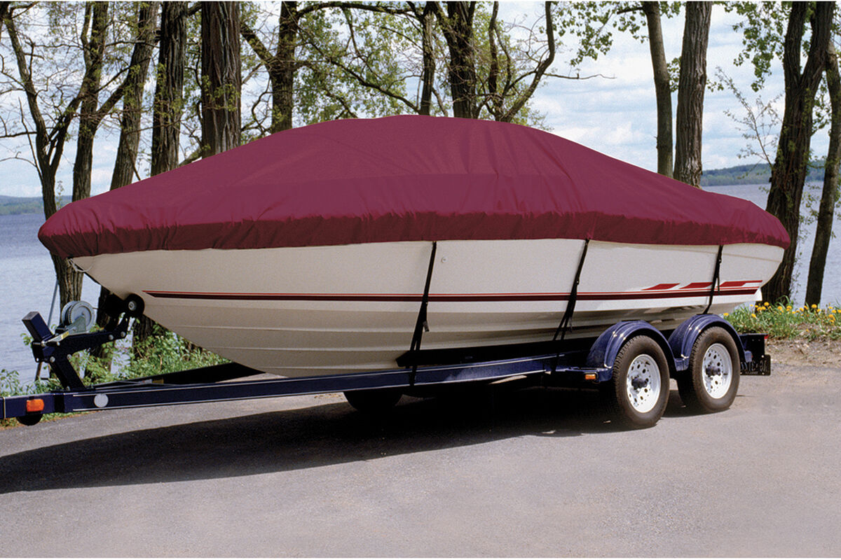 Taylor Made Trailerite Ultima Cover for 98-06 Baja H2X I/O Boat Cover in Cranberry Polyester