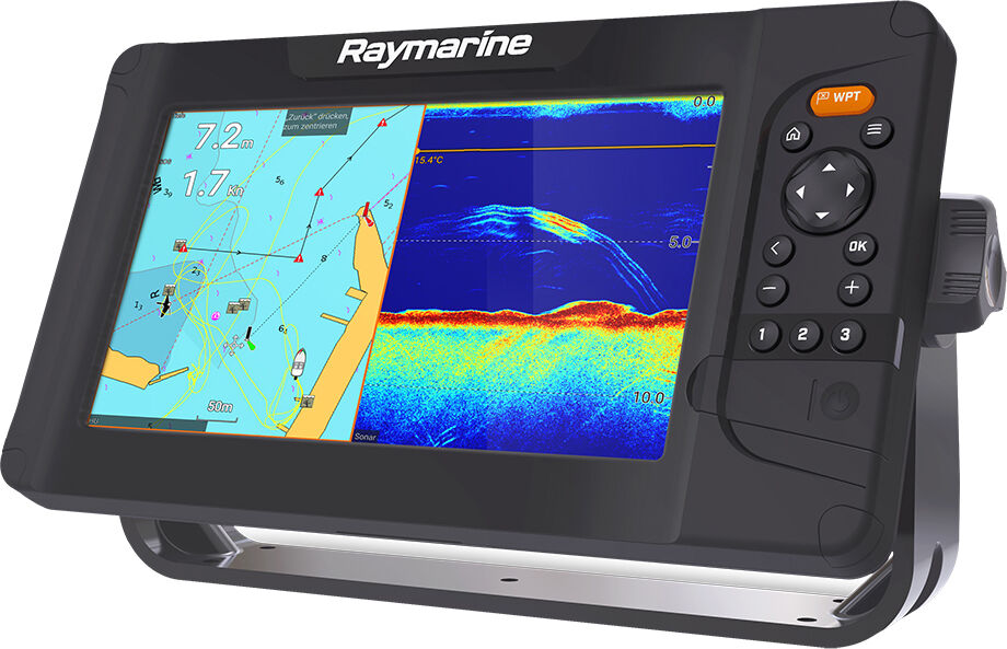 Raymarine Element 9 S w/ Navionics+ US & Canada Chart - No Transducer