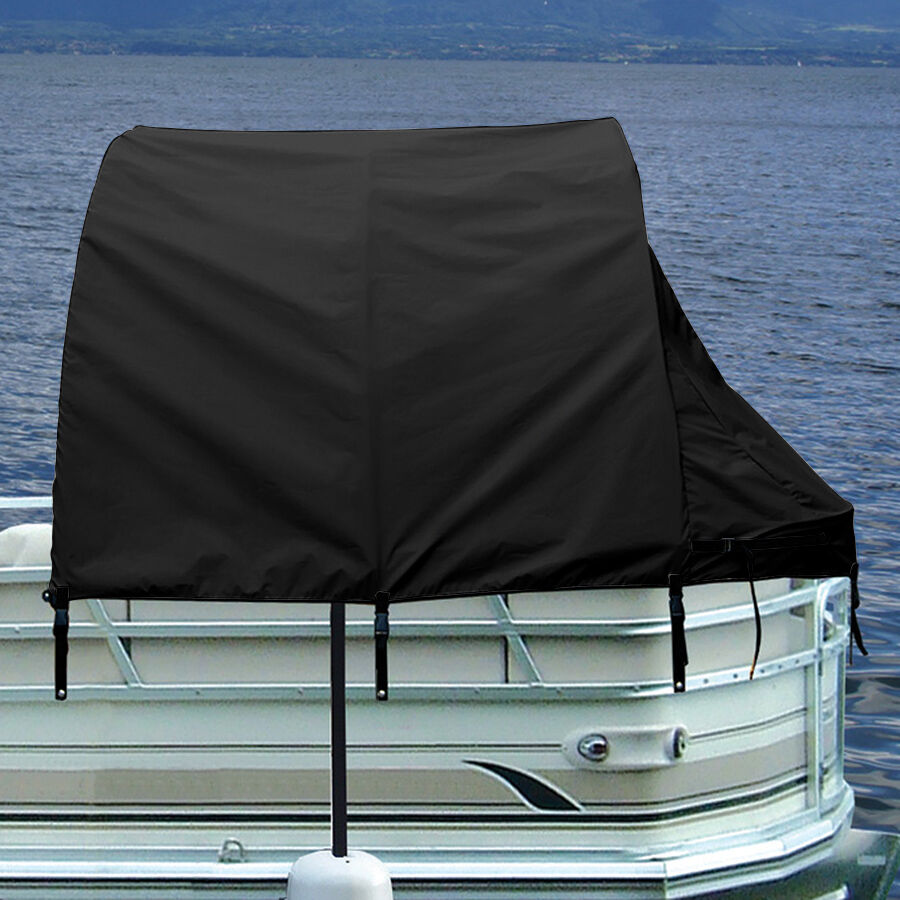 Taylor Made Pontoon Easy-Up Enclosure 56"D x 74"T, Black