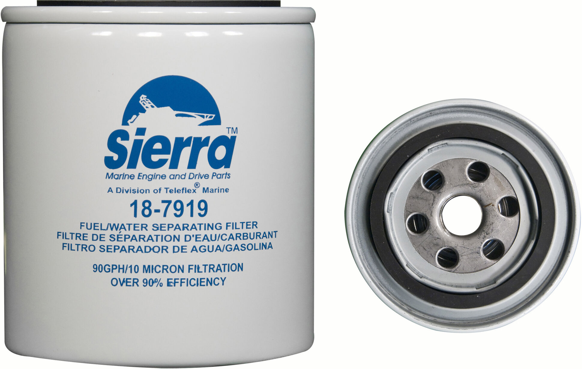 Sierra Fuel Water Separator Filter For Racor/Yamaha Engine, Part #18-7919