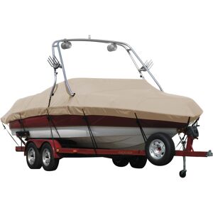 Covermate TIGE RZ2 w/ XTREME TOWER COVER EXT PFM I/O Boat Cover in Linen Polyester