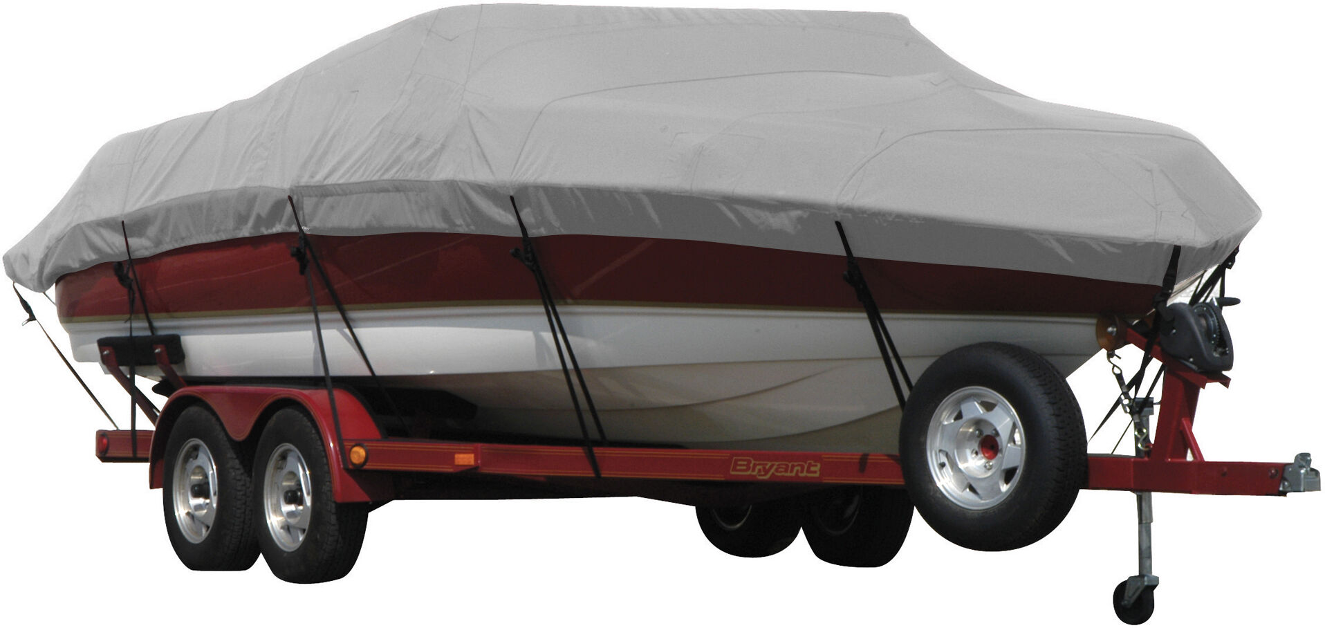 Covermate Exact Fit Sunbrella Boat Cover for Campion Chase 580 Zri/Zricd Chase 580 Zri/Zricd I/O. Grey Acrylic