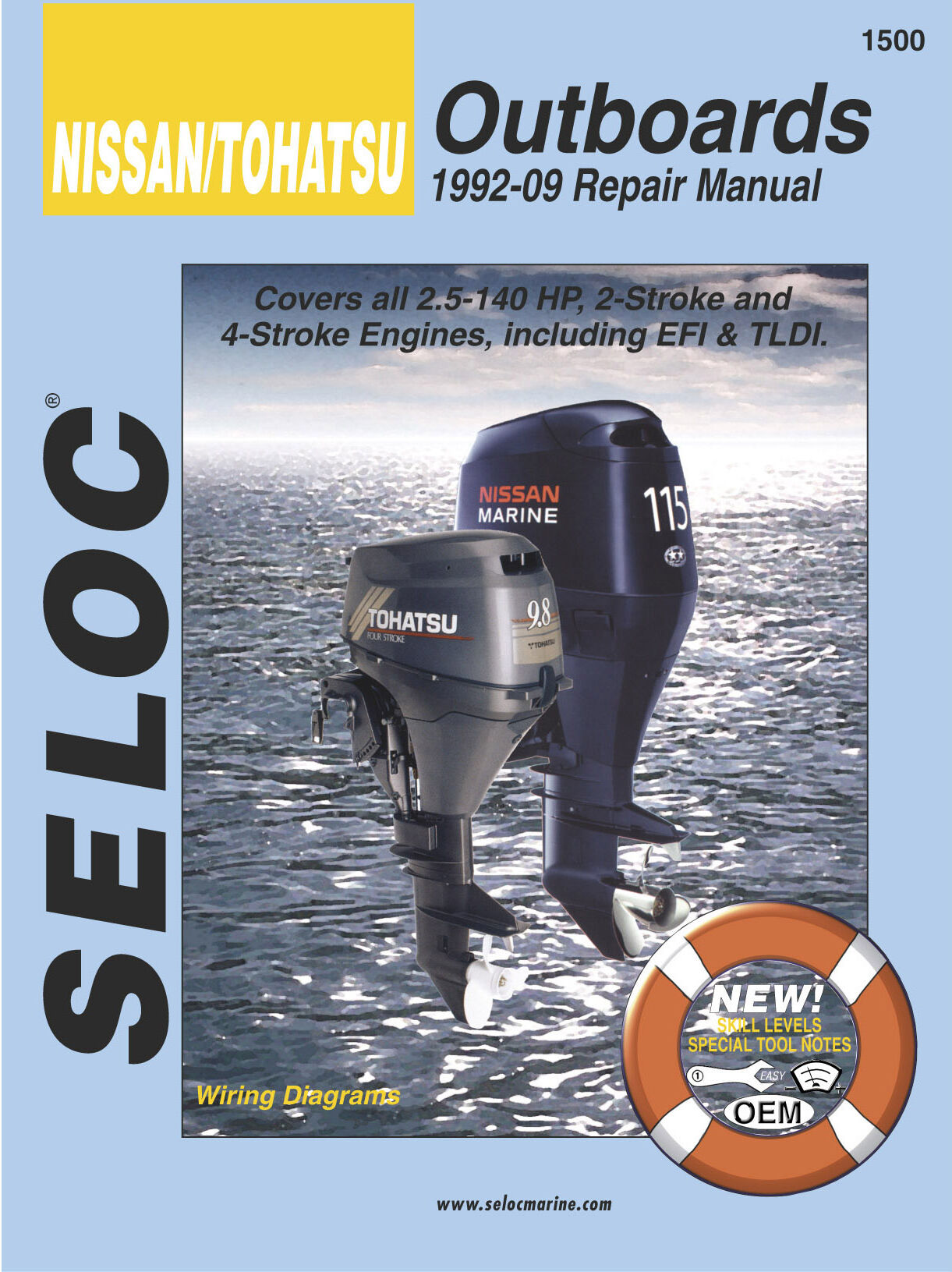 Sierra Service Manual For Nissan/Tohatsu Engine, Part #18-01500