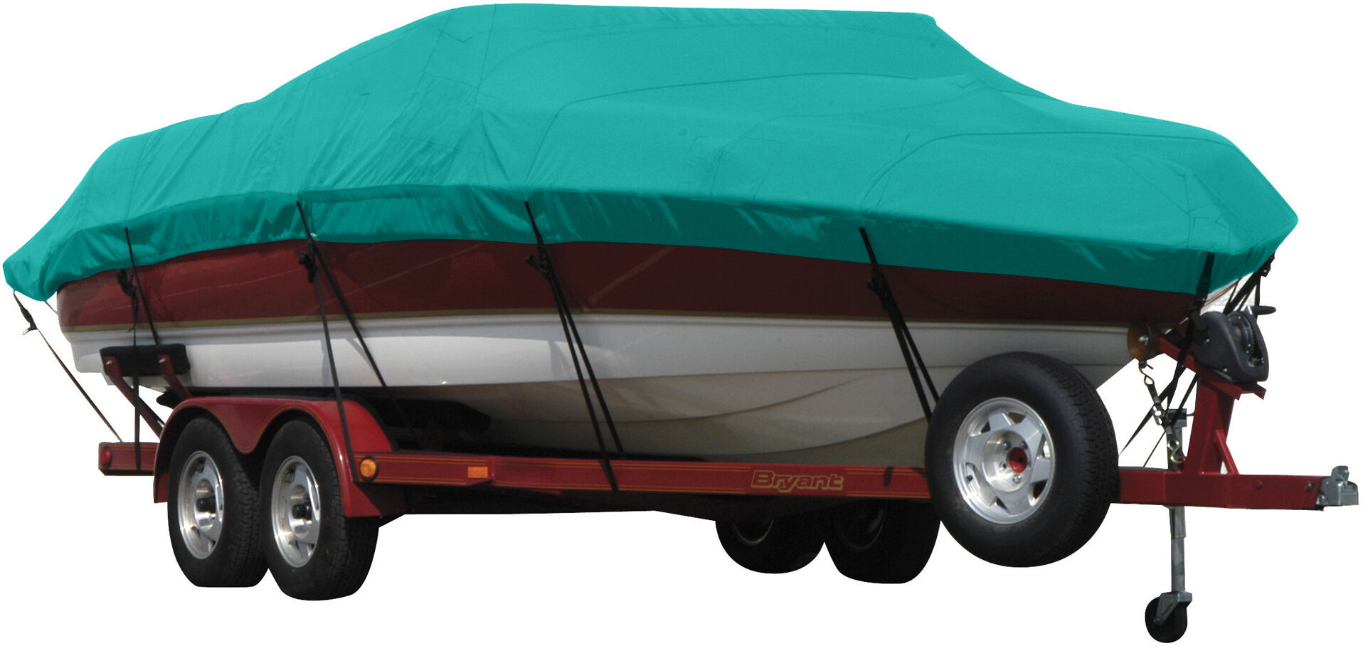 Covermate Exact Fit Sunbrella Boat Cover for Bayliner Classic 2452 Cd Classic 2452 Cd Hard Top I/O. Persian Green Acrylic