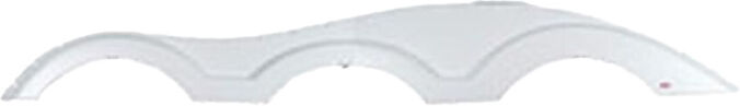 Icon Technologies Keystone Triple Axle Fender Skirt FS1000 Left - Polar White