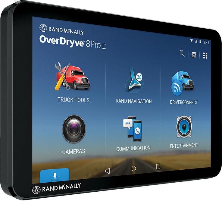 Rand McNally OverDryve 8 Pro II Truck GPS in Blue