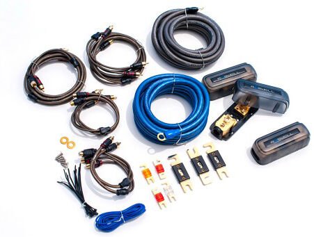 Roswell Wake Air Marine Amp Wiring Kit in Red