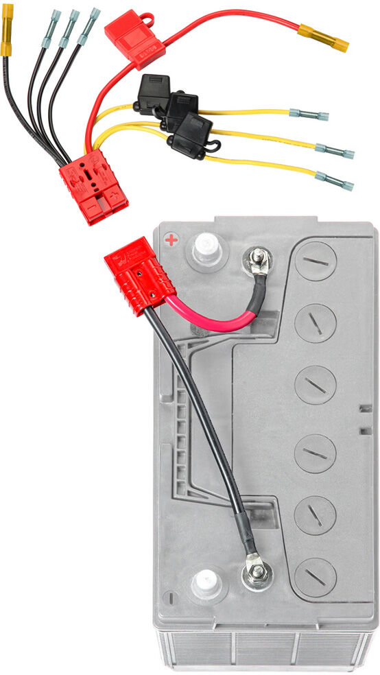 Camping World Connect Ease 12-Volt Multi (4) Fused Connection Kit, Fuses Included, Lithium Compatible