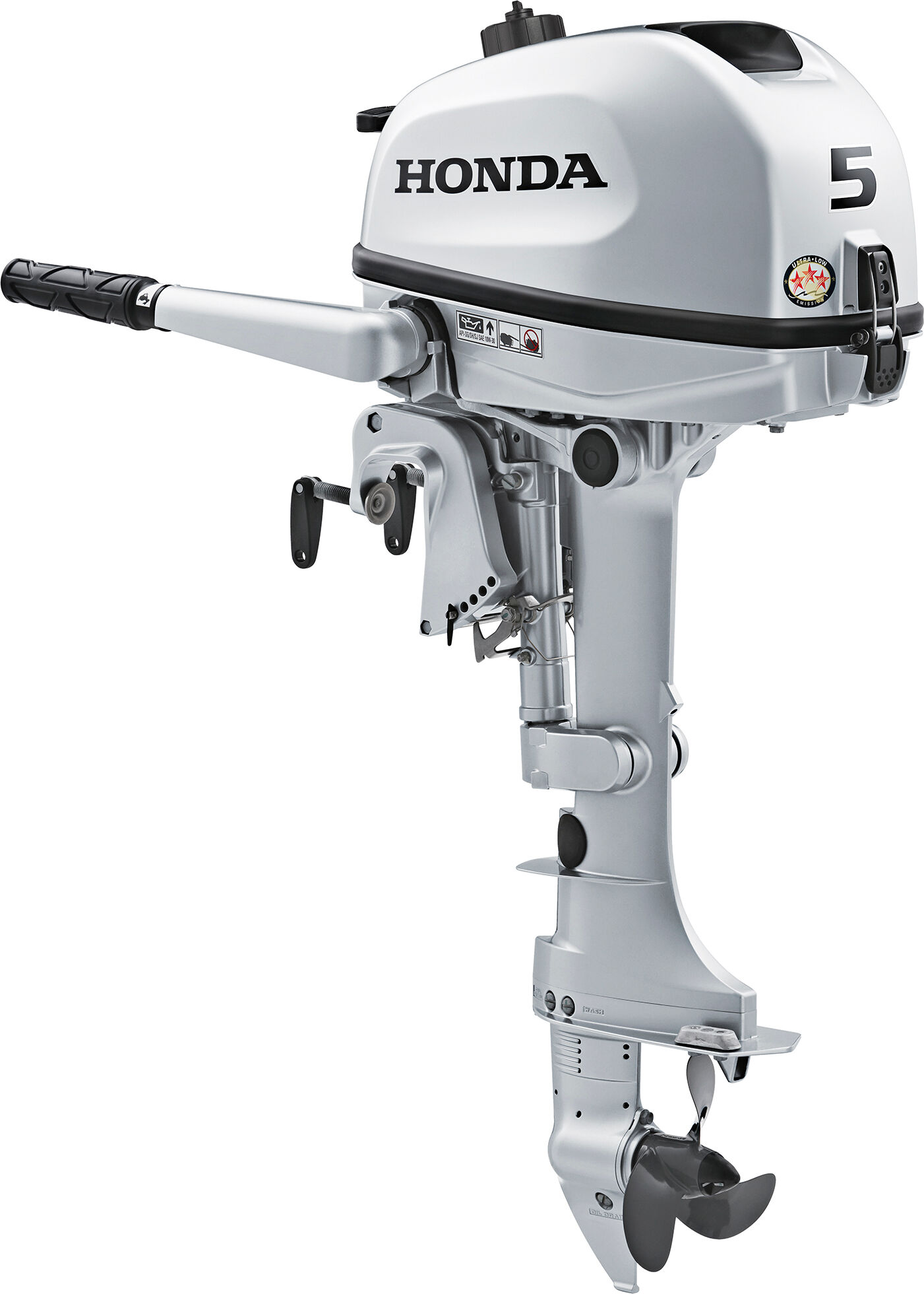 Honda Marine BF5 Portable Outboard Motor, 5 HP, 15" Shaft