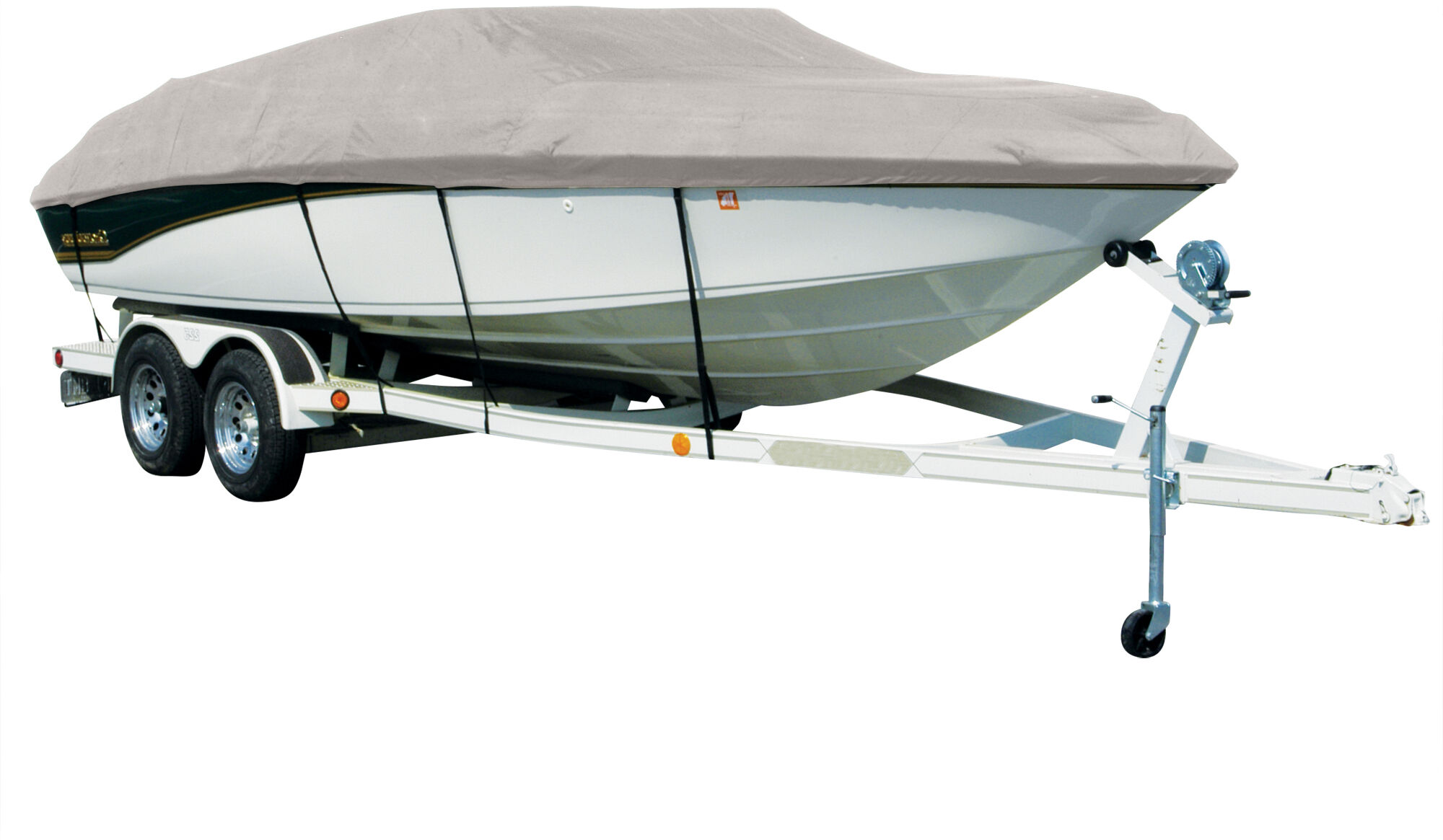 Covermate Sharkskin Plus Exact-Fit Cover for Campion Chase 580 Zri/Zricd Chase 580 Zri/Zricd I/O. Silver Boat Cover Polyester