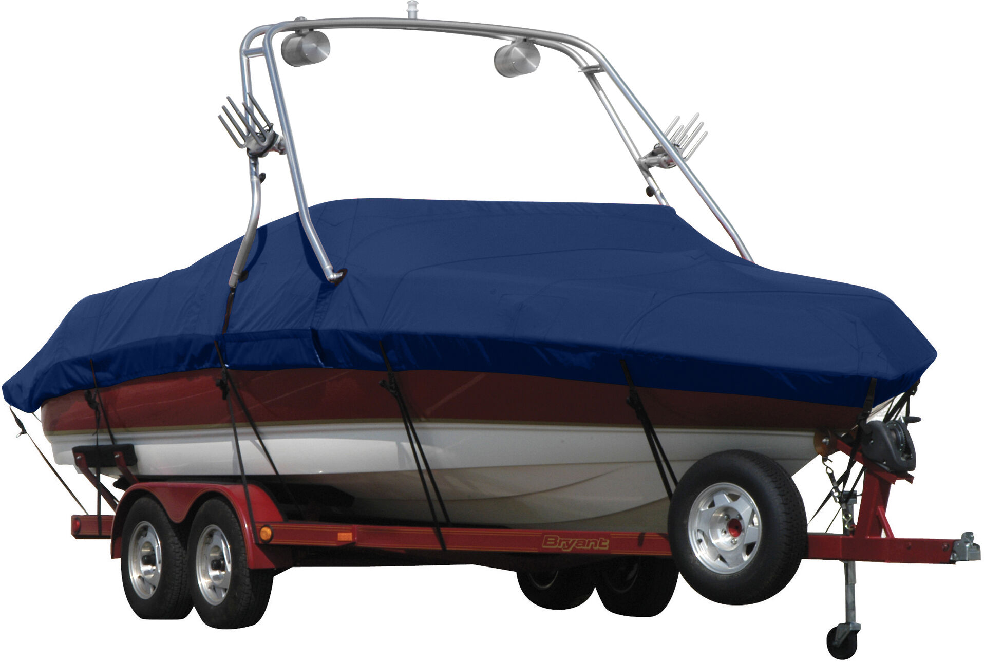 Covermate MALIBU RIDE 21 I ILLSN X TOWER DOES NOT Boat Cover in Marine Blue Acrylic