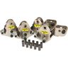 Lippert Equa-Flex Rubberized Equalizer Triple Axle Kit, 3,000-6,000 lbs