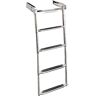 Overton's Slide-in 4 Step Telescopic Stainless Steel Swim Platform Ladder