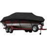 Covermate Exact Fit Sunbrella Boat Cover for Grumman 150 Fs Rogue 150 Fs Rogue w/ Starboard Troll Mtr O/B. Black Acrylic