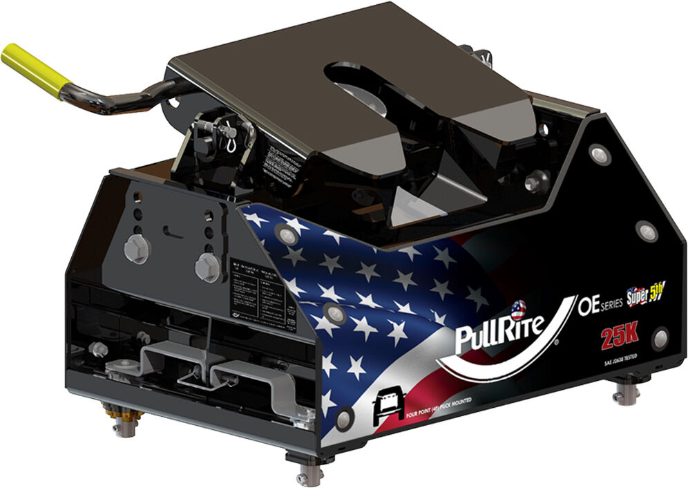 Pull Rite #1800 25K OE Puck Series Super 5th Wheel Hitch for 2020 Chevy/GMC Long Bed Trucks w/ Pucks Made in USA