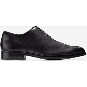 Cole Haan Men's Washington Grand Laser Wingtip Oxford - Black Leather - Size: 10