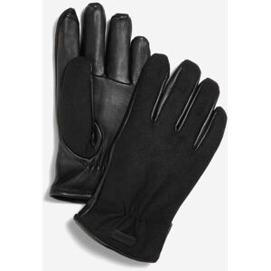 Cole Haan Wool Back Leather Glove - Caviar - Size: XL