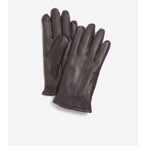Cole Haan Ch 3Pt Leather Tech Tip Glove - Java - Size: XL
