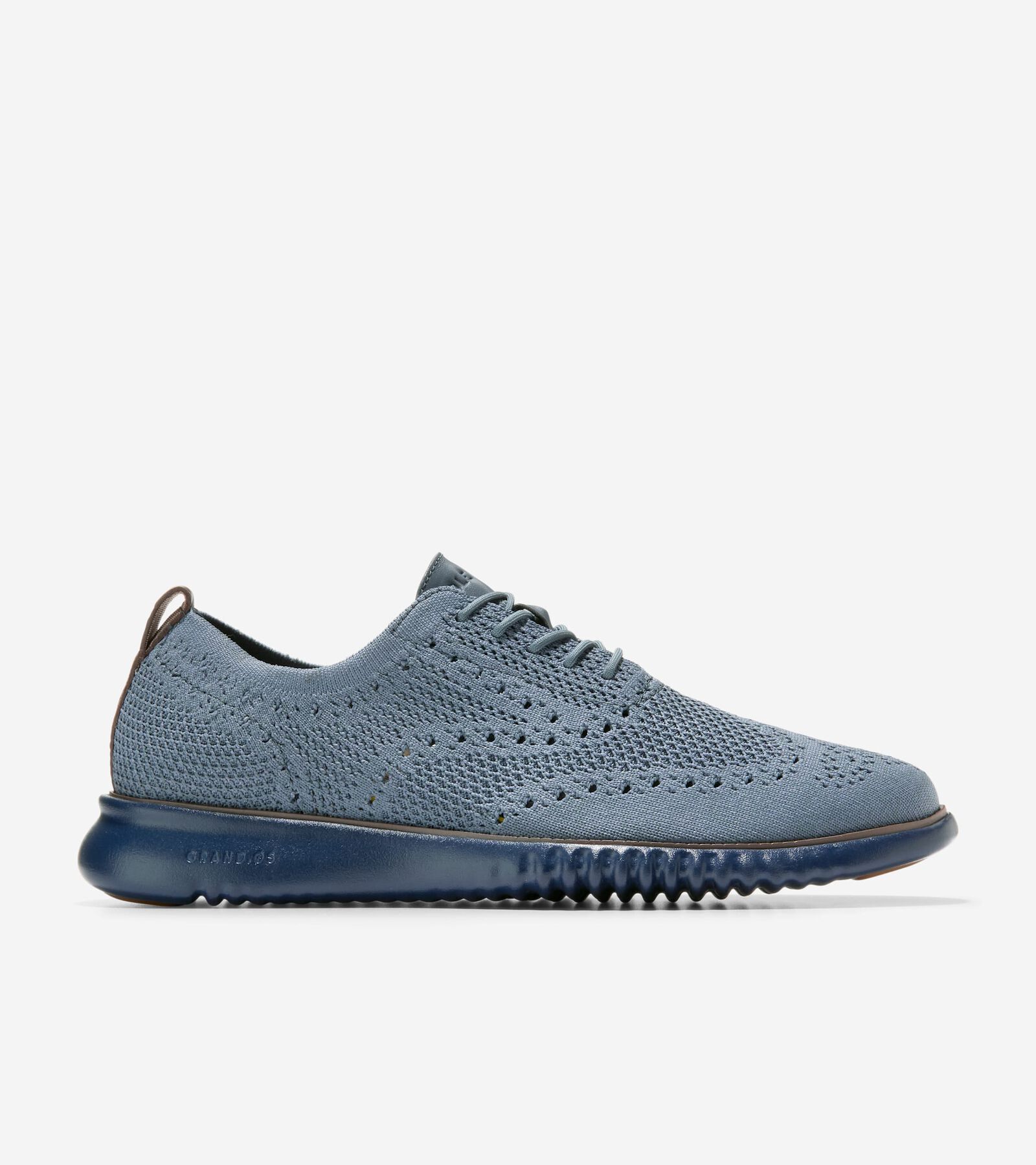 Cole Haan Men's 2.ZERØGRAND Wingtip Oxford - Stormy Weather-Blue Wing Teal - Size: 10.5