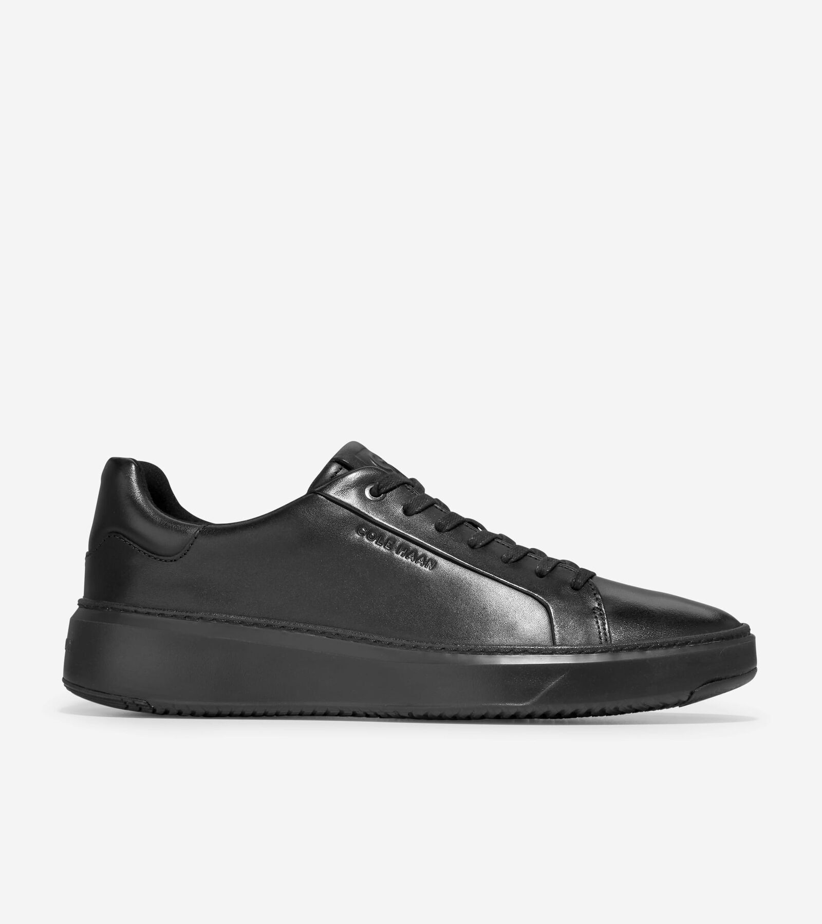 Cole Haan Men's GrandPrø Topspin Sneaker - Black Leather-Black - Size: 10