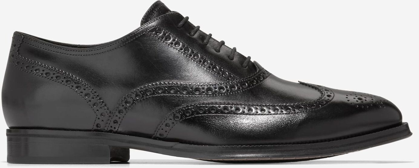 Cole Haan Men's Modern Classics Wingtip Oxford - Black - Size: 13