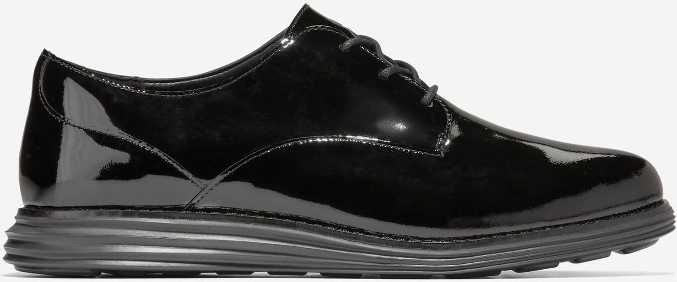 Cole Haan Original Grand Plain Oxford - Black Patent - Size: 8