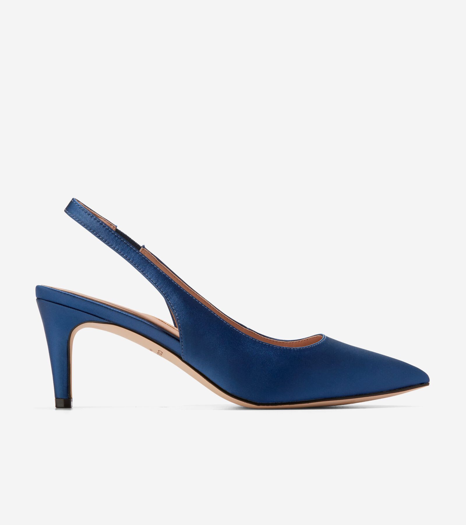 Cole Haan Women's Vandam Sling Back Pump - Navy Blue - Size: 8