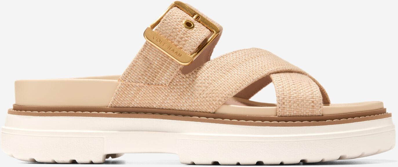 Cole Haan Fraya Slide Sandal - Natural - Size: 7.5