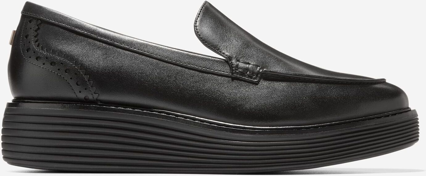 Cole Haan ØriginalGrand Platform Venetian Loafer - Black - Size: 6.5