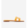 Cole Haan Chrisee Sandal - Saffron Yellow Croc Print - Size: 9.5