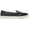 Cole Haan Nantucket Penny - Black-White - Size: 7.5