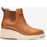 Cole Haan Zerøgrand City Wedge Boot Wp - British Tan Leather - Size: 5