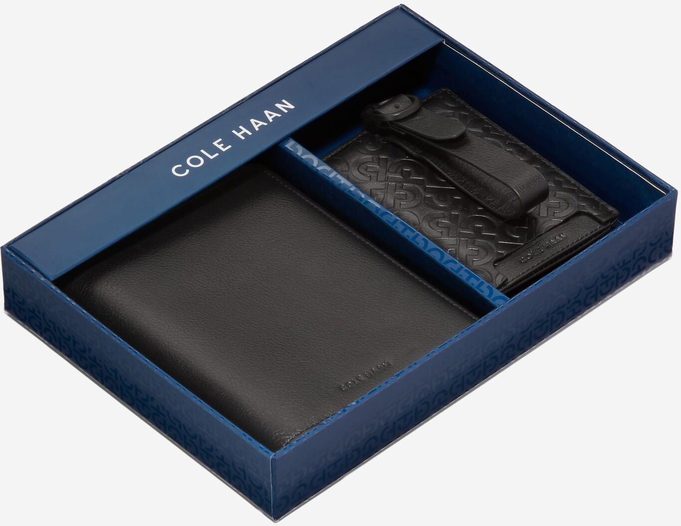 Cole Haan Passport Case W Luggage Tag - Black - Size: OSFA