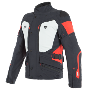 DAINESE CARVE MASTER 2 D-AIR GORE-TEX JACKET - BLACK/LIGHT-GRAY/RED - Size: 50