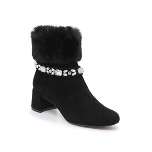 Adrienne Vittadini Lazar Bootie   Women's   Black   Size 9   Boots   Block   Bootie