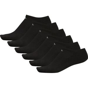 adidas Men's Athletic Cushioned No Show Socks - 6 Pack, Black