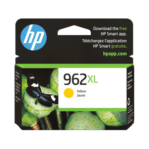 HP 962XL High Yield Yellow Original Ink Cartridge, 3JA02AN#140 -