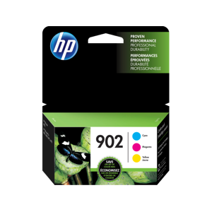 HP 902 3-pack Cyan/Magenta/Yellow Original Ink Cartridges, T0A38AN#140 -