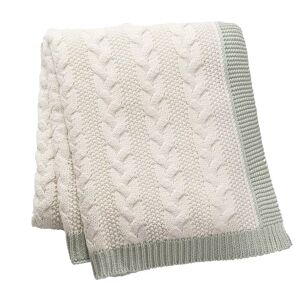 Allied Home Aromatherapy Cable Knit Throw Blanket, Green - Size: One Size