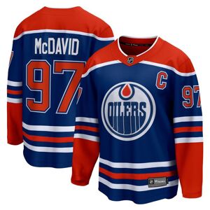 Fanatics Men's Fanatics Branded Connor McDavid Royal Edmonton Oilers Home Premier Breakaway Player Jersey, Size: 3XL, Blue - Size: 3XL