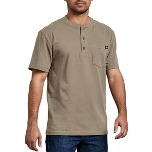 Dickies Men's Dickies Heavyweight Henley, Size: Large, Lt Brown - Size: L