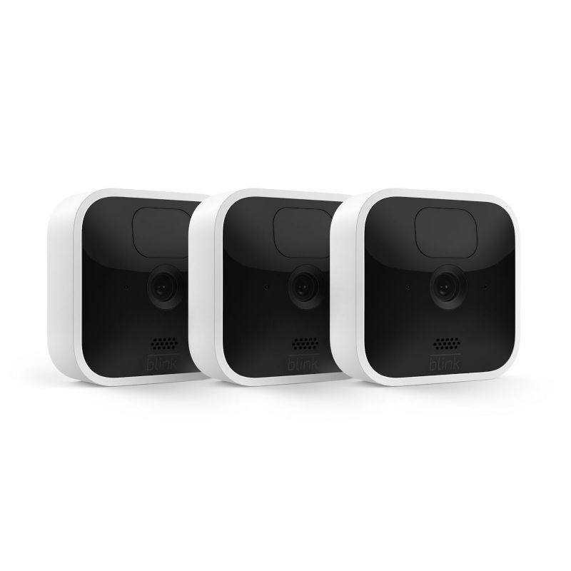 Blink an Amazon Company Blink Indoor 3-cam Security Camera System, White - Size: One Size